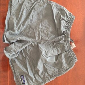 Patagonia Gray Athletic Shorts Lightweight Quick-Dry